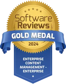 Canon’s Information Management Software: Therefore, ECM GOLD medal 2024 “Leader” in Software Reviews Data Quadrant